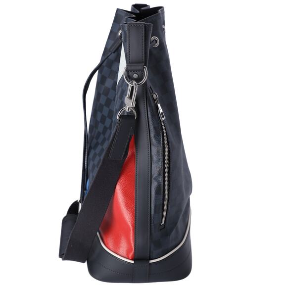 Louis Vuitton 2017 America's Cup Damier Cobalt Noe Marin Bucket Bag Tote - Picture 2 of 8